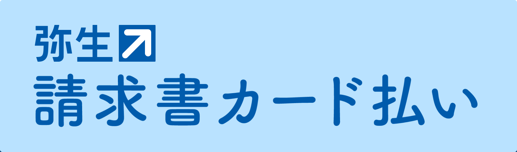 弥生 請求書カード払い